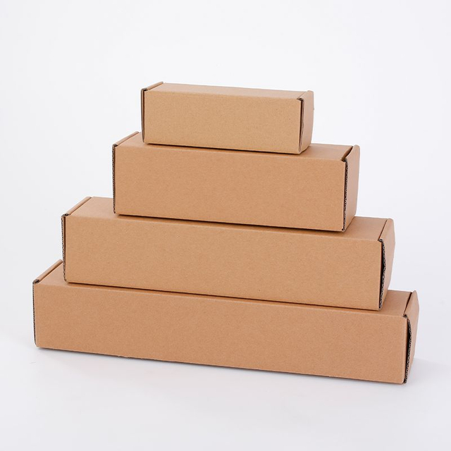 Factory Wholesale UV Coating Mailing Paper Boxes Wrapping Logistic Refillable Luxury Aircraft Mail Box